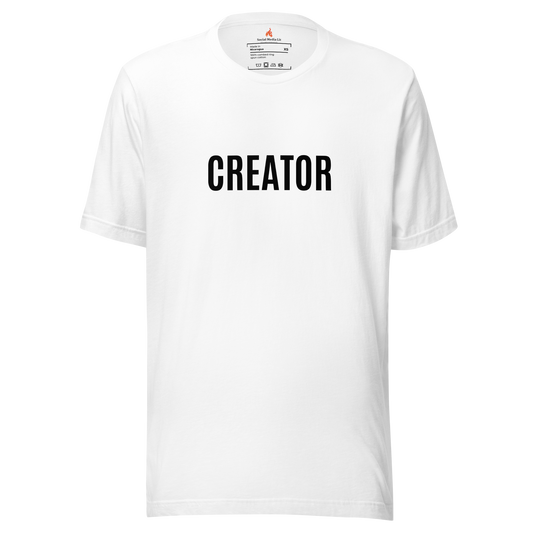 Creator - Unisex T-Shirt, White