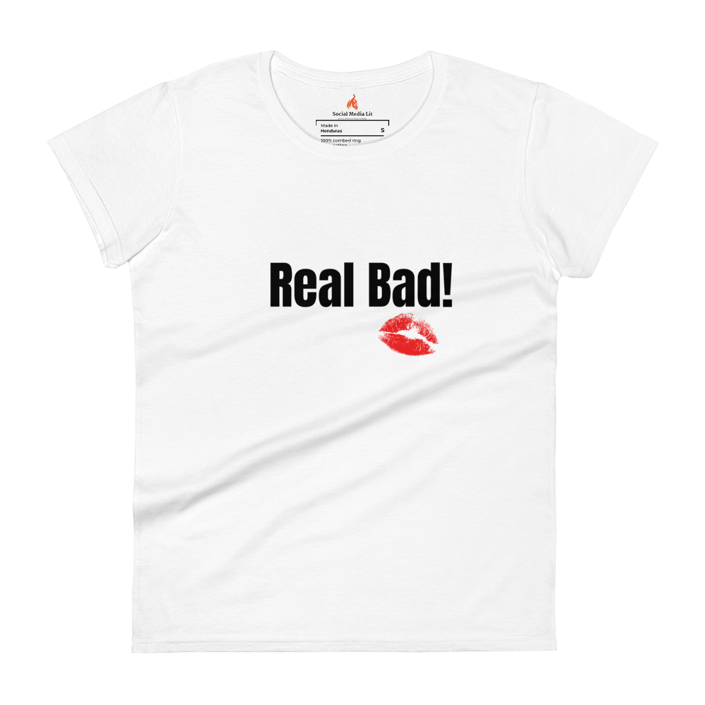 Real Bad! - Women's T-Shirt, White